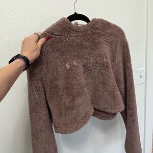 Balance Athletica Sherpa Cropped Hoodie